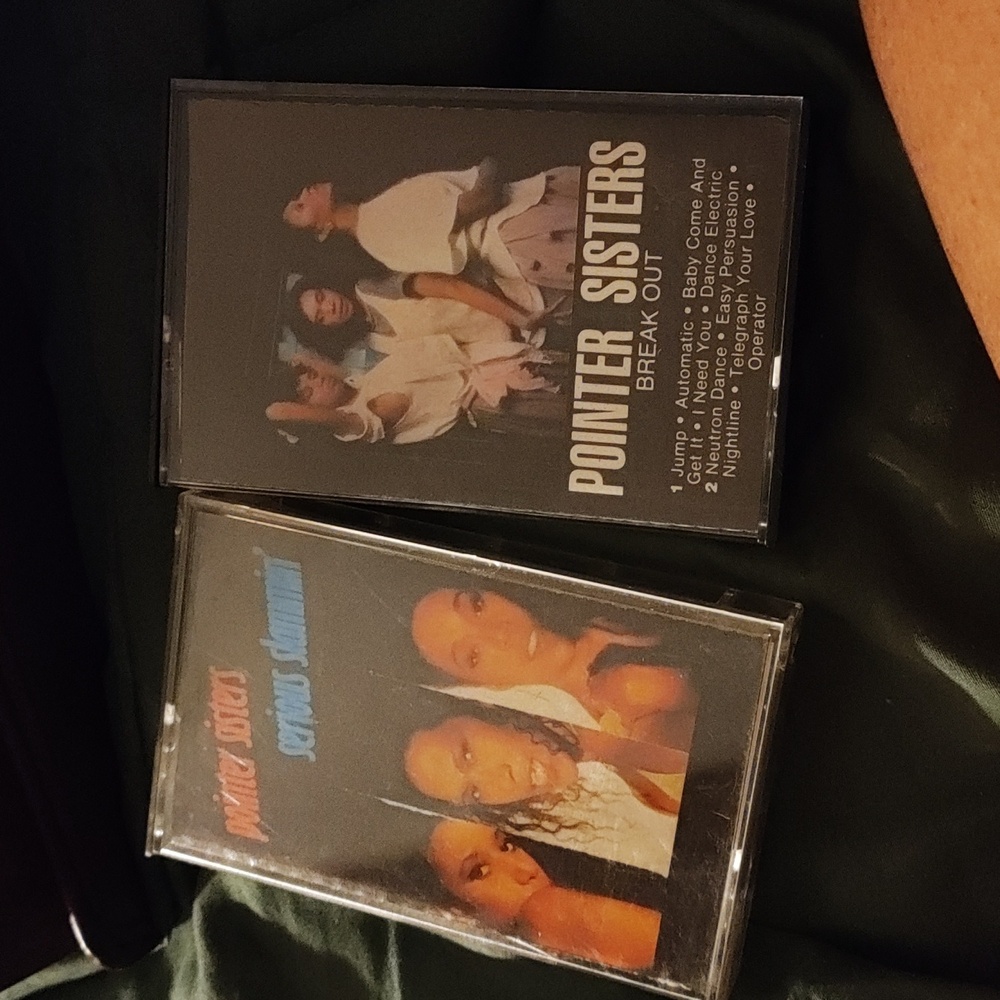 Double cassette tapes from Pointer Sisters